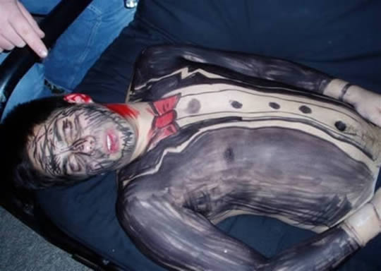 fall asleep drunk