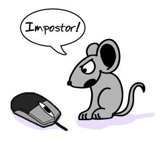 Mouse impostor funny cartoon