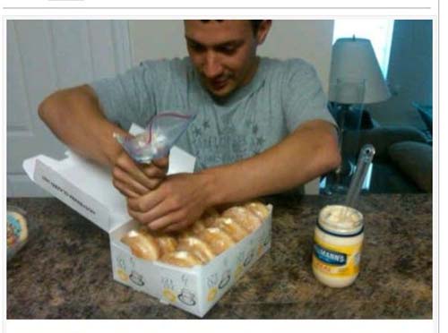 awesome pranks mayo donut